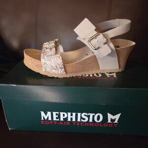 MEPHISTO PLATFORM SANDALS - SIZE 41
